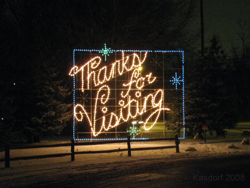 Christmas Lights Hines Drive 2008 096.jpg - The 2008 Wayne County Hines Drive Christmas Light Display. 4.5 miles of Christmas Light Displays and lots of animation!